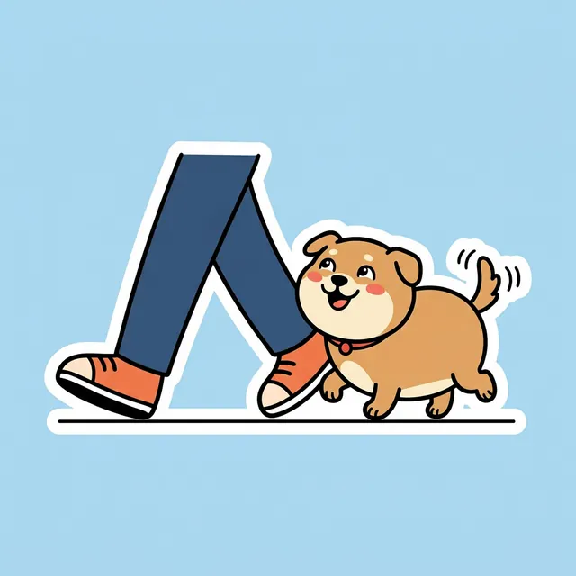 강아지 껌딱지 강아지가 따라다니는 이유